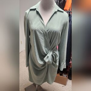 Calvin Klein Soft Green Dress